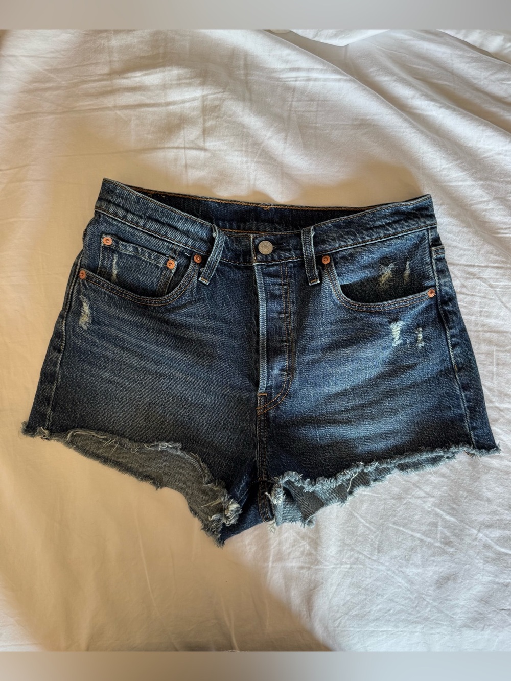 Levi’s 501 shorts Dark Indigo Worn In